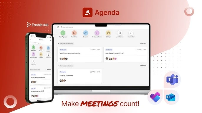 Agenda mødeapp fra enable365