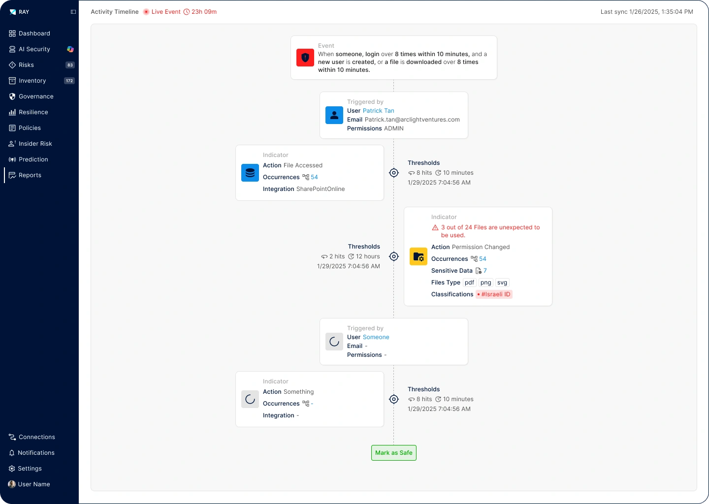Ray Security Next Gen DLP